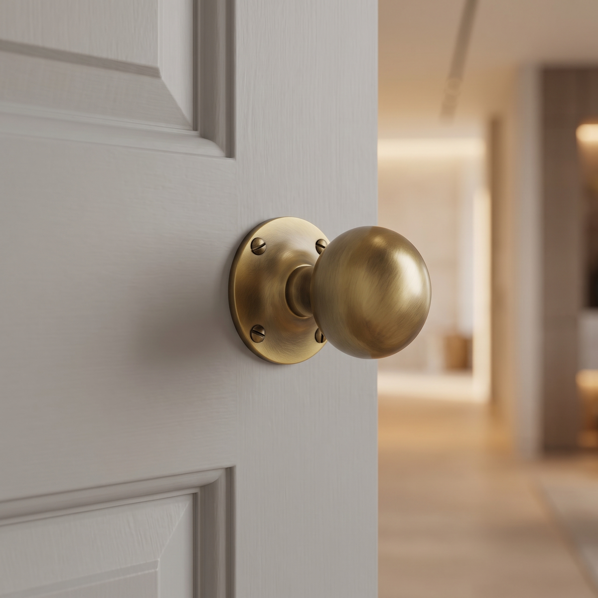 Heritage WES970 Antique Brass Westminster Mortice Knobs 64mm