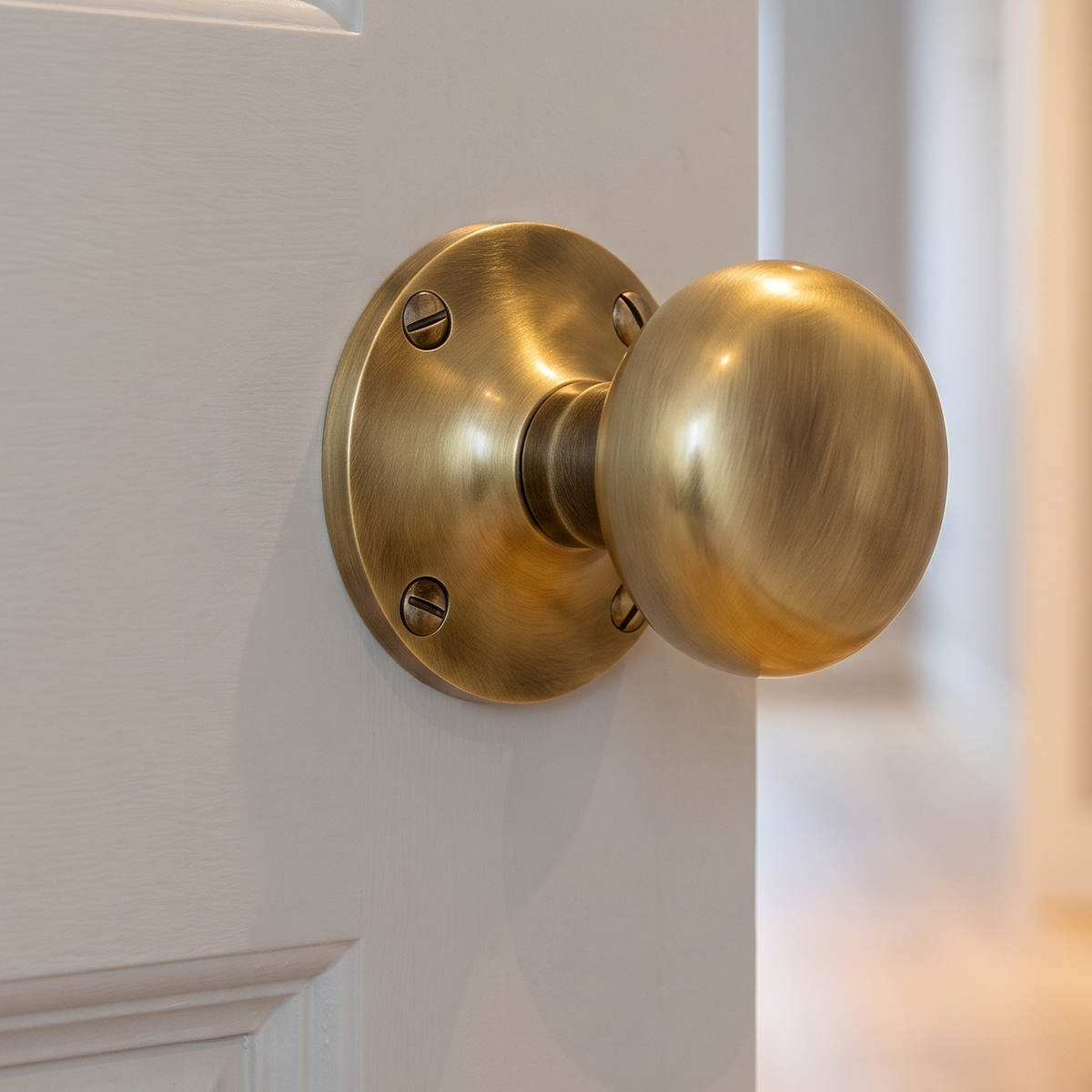 Heritage KEN980 Antique Brass Kensington Mortice Knobs 64mm