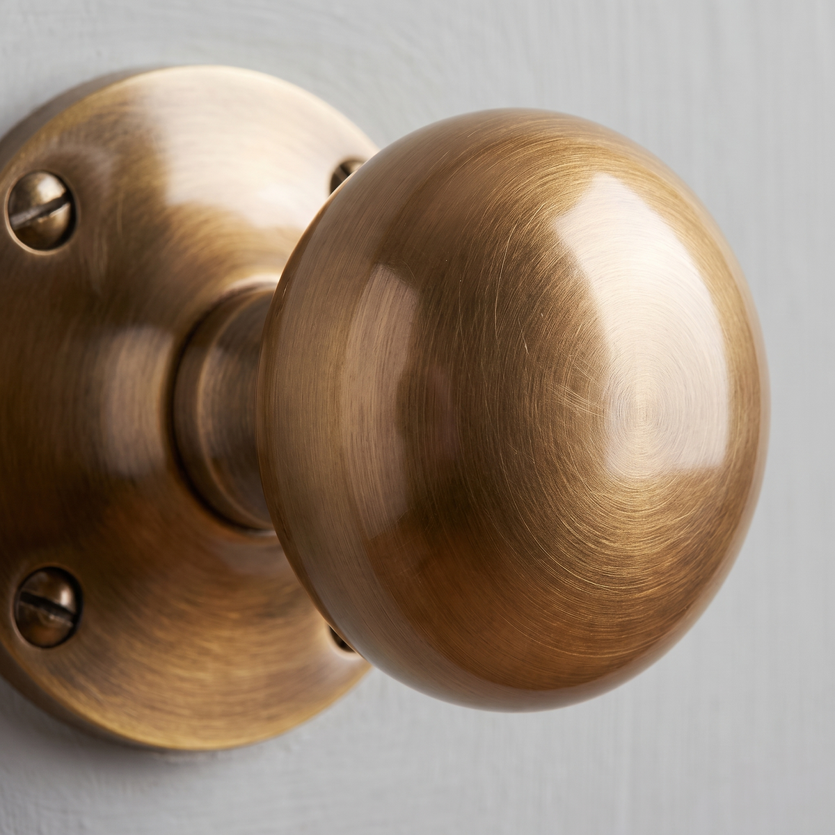 Heritage KEN980 Antique Brass Kensington Mortice Knobs 64mm