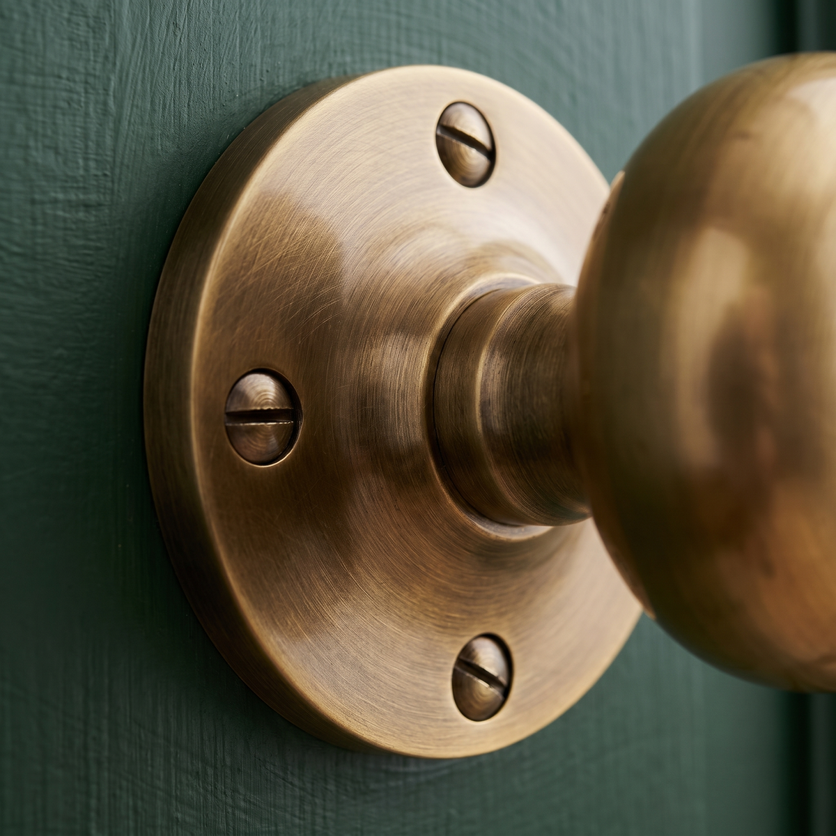 Heritage KEN980 Antique Brass Kensington Mortice Knobs 64mm