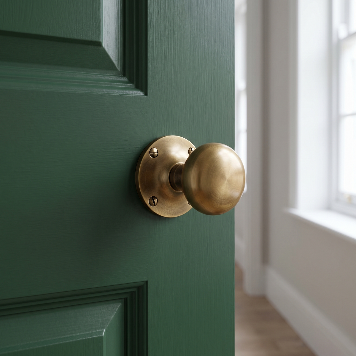 Heritage KEN980 Antique Brass Kensington Mortice Knobs 64mm