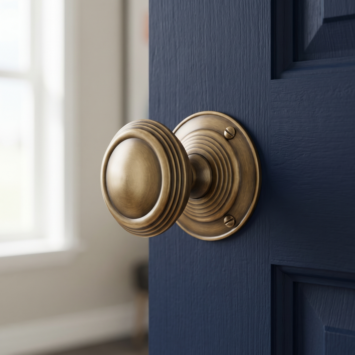 Heritage GOO986 Antique Brass Goodrich Mortice Knobs 62mm