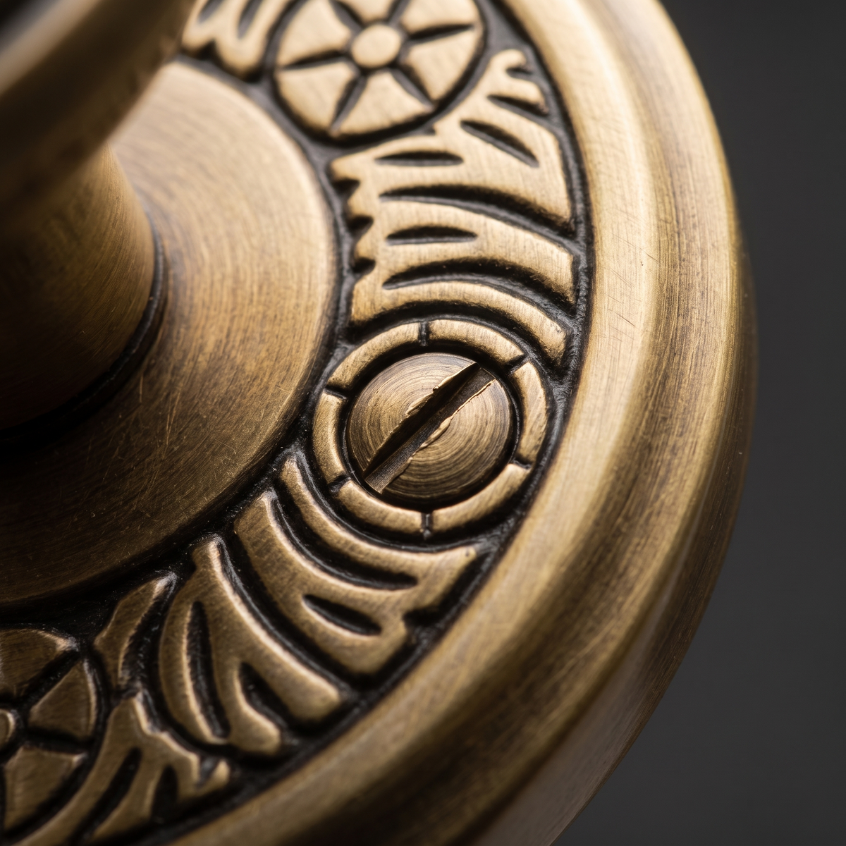 Heritage AYD1324 Antique Brass Aydon Mortice Knobs 57mm