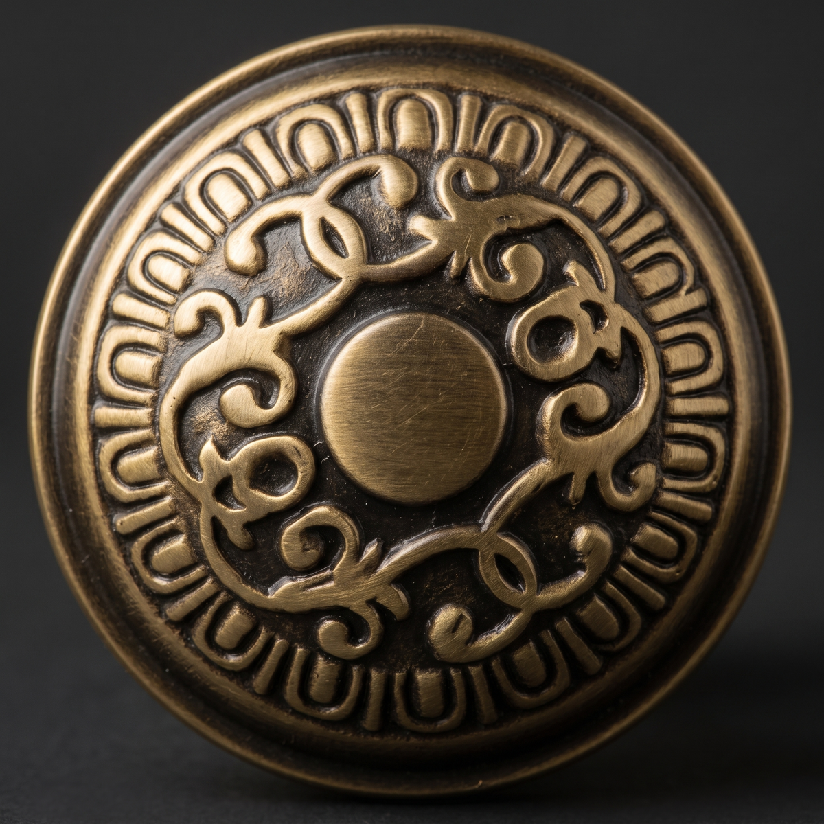 Heritage AYD1324 Antique Brass Aydon Mortice Knobs 57mm