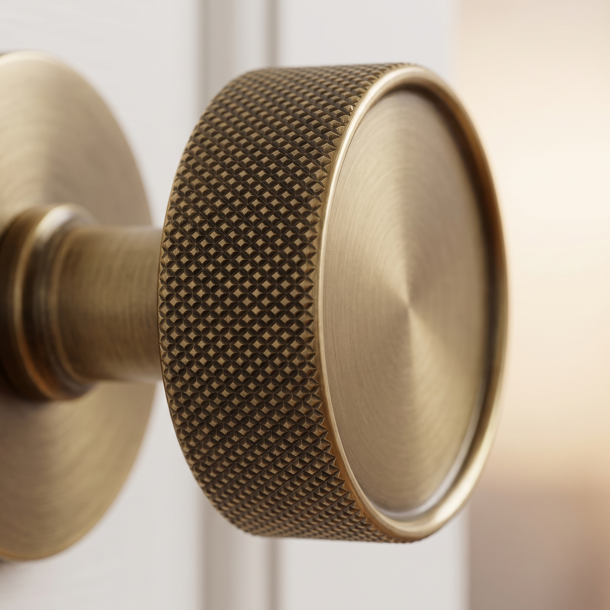 Heritage OWN5490 Owen Antique Brass Door Knob Set