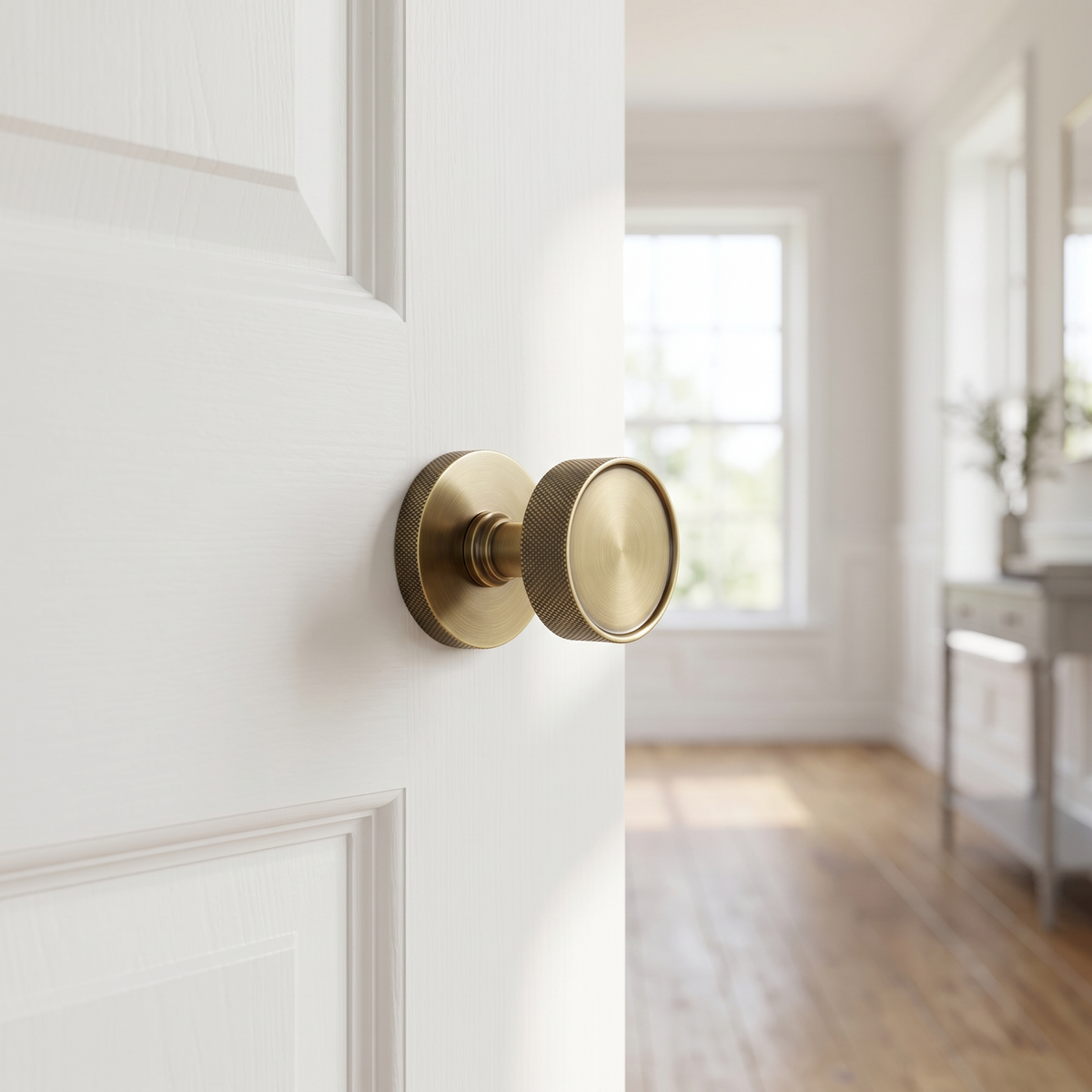 Heritage OWN5490 Owen Antique Brass Door Knob Set