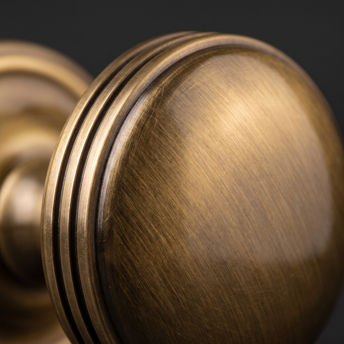 Heritage WHI6429 Antique Brass Whitehall Mortice Knobs 63mm