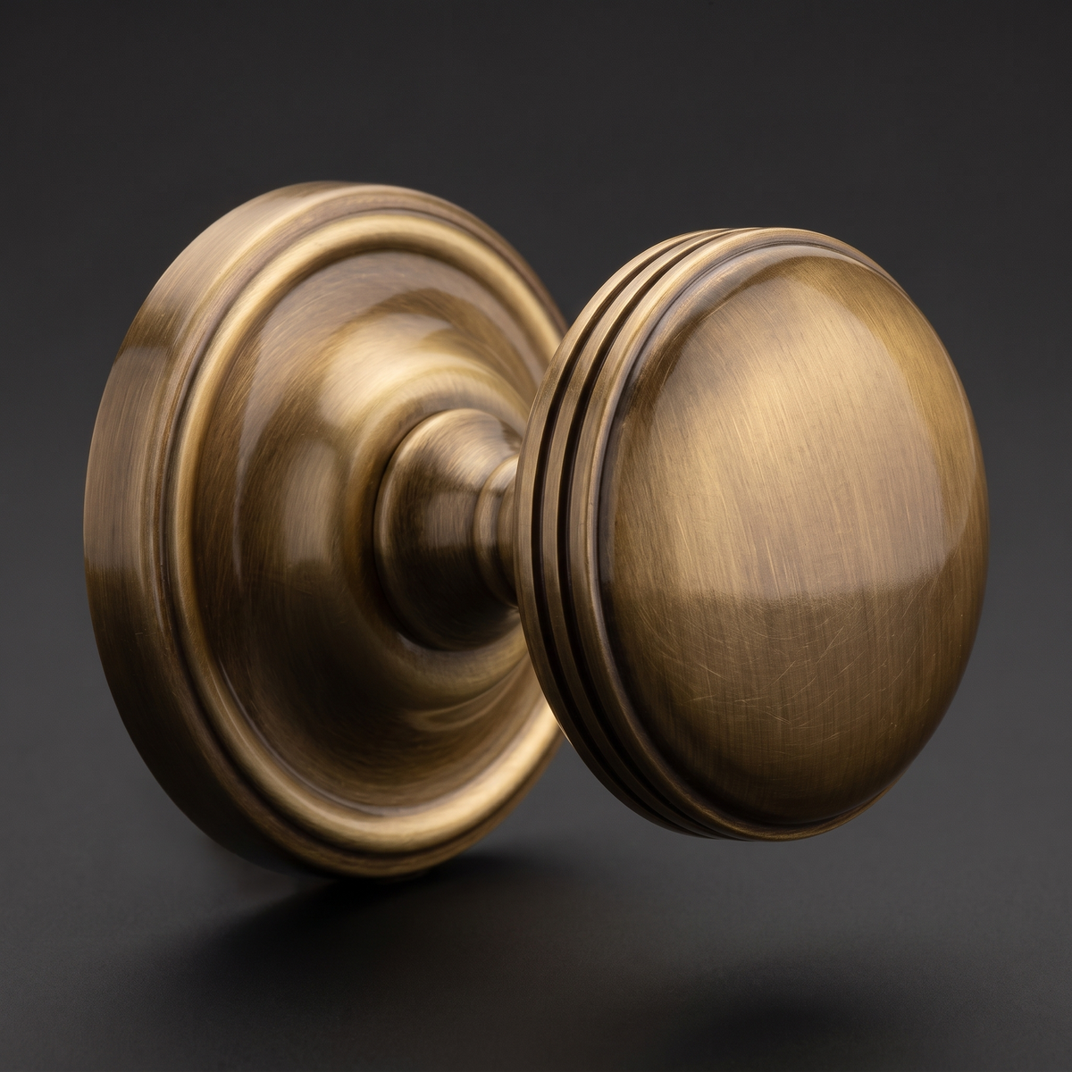 Heritage WHI6429 Antique Brass Whitehall Mortice Knobs 63mm