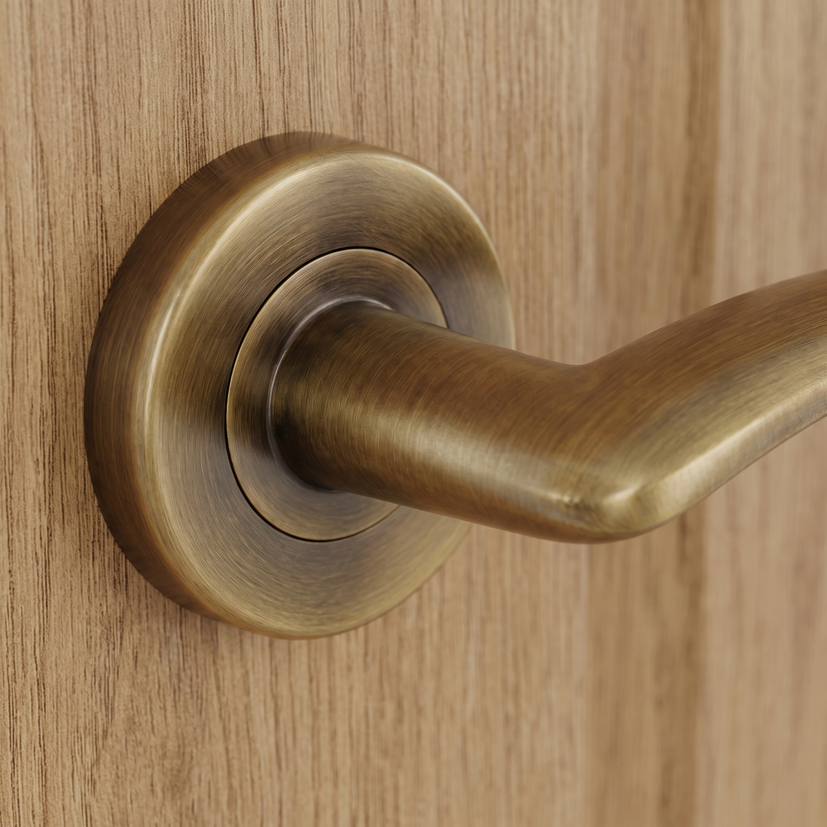 Heritage V3490 Antique Brass Centaur Lever On Rose