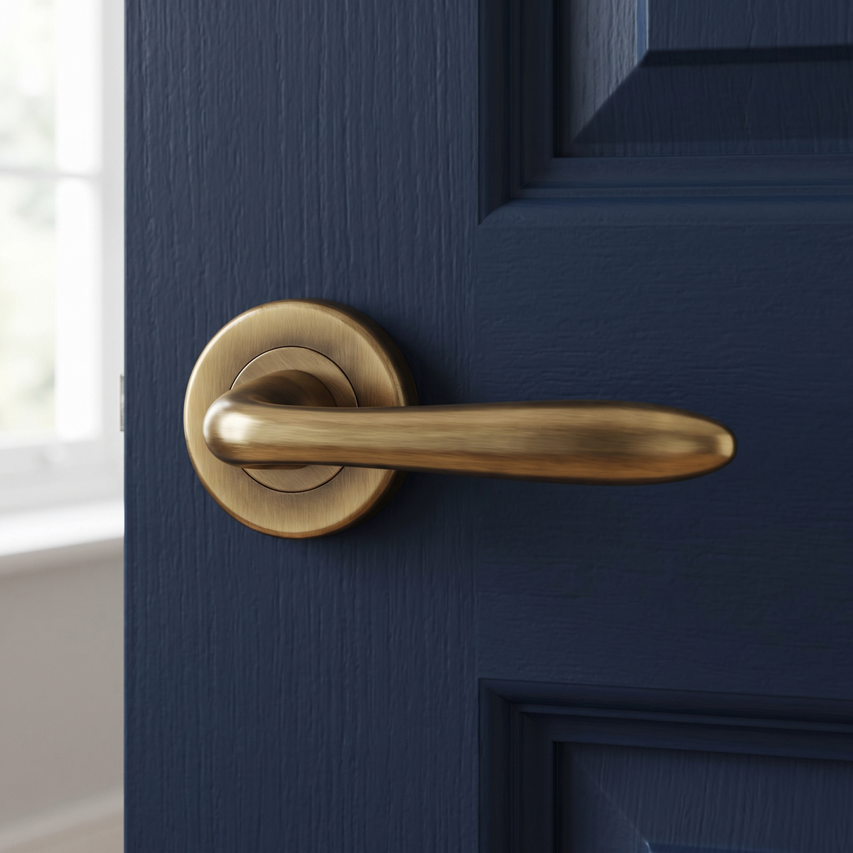 Heritage V1750 Antique Brass Sutton lever on Rose