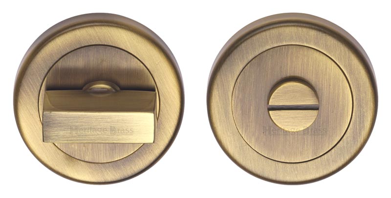 Heritage V4035 Antique Brass Turn and Release 53mm