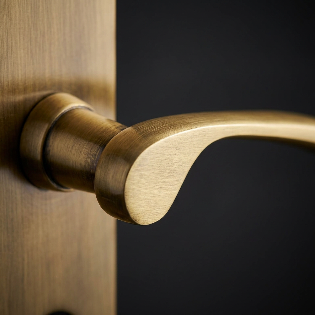 Heritage DIP7848 Antique Brass Diplomat Euro Handles