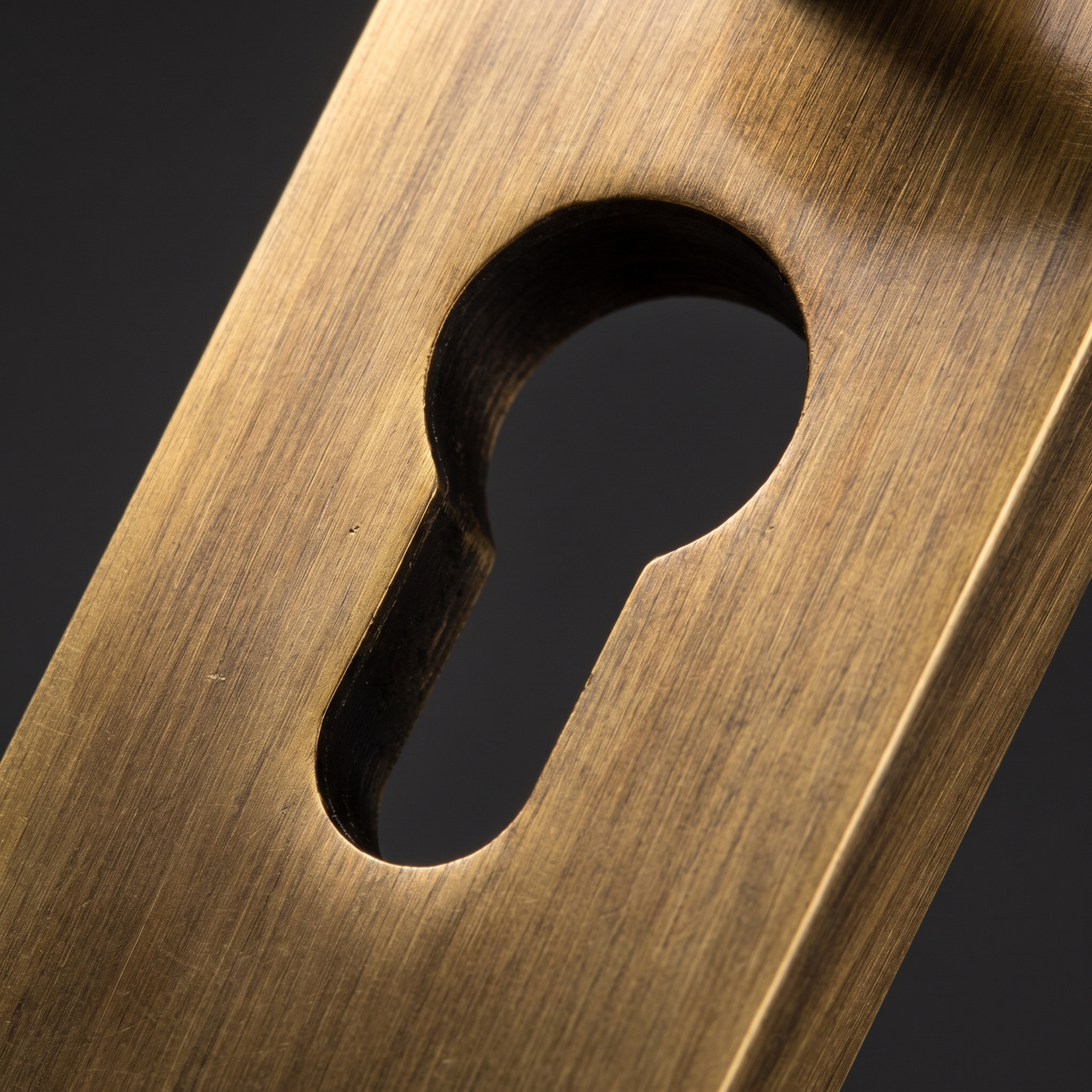 Heritage DIP7848 Antique Brass Diplomat Euro Handles