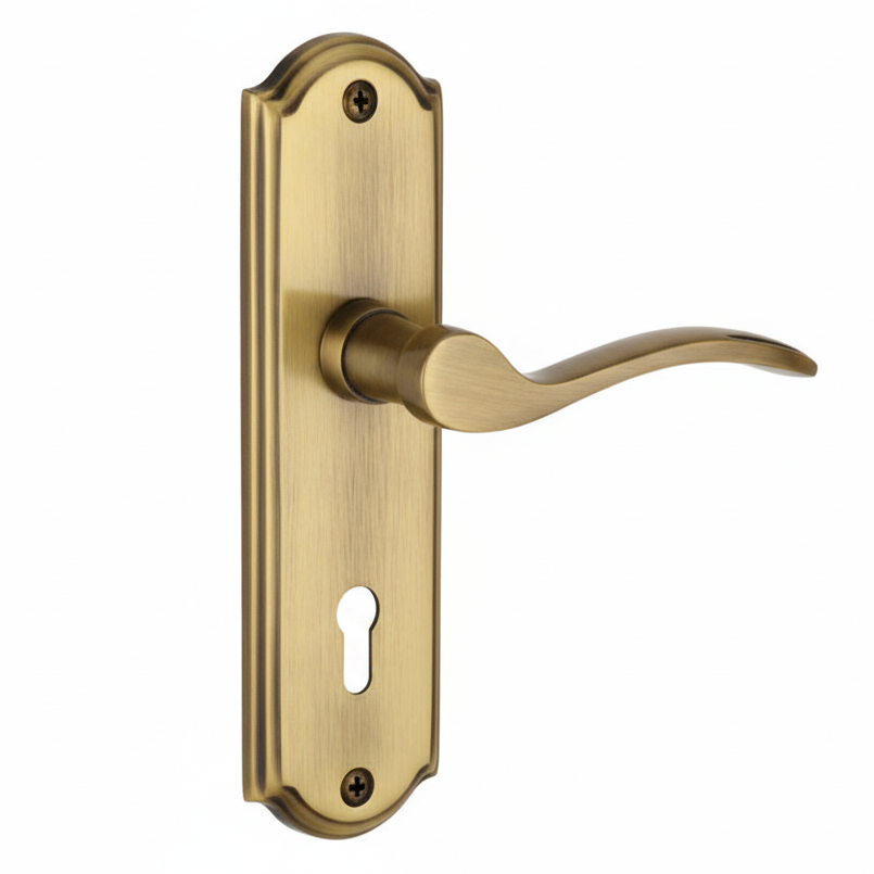 Heritage HOW1300 Antique Brass Howard Lock Handles