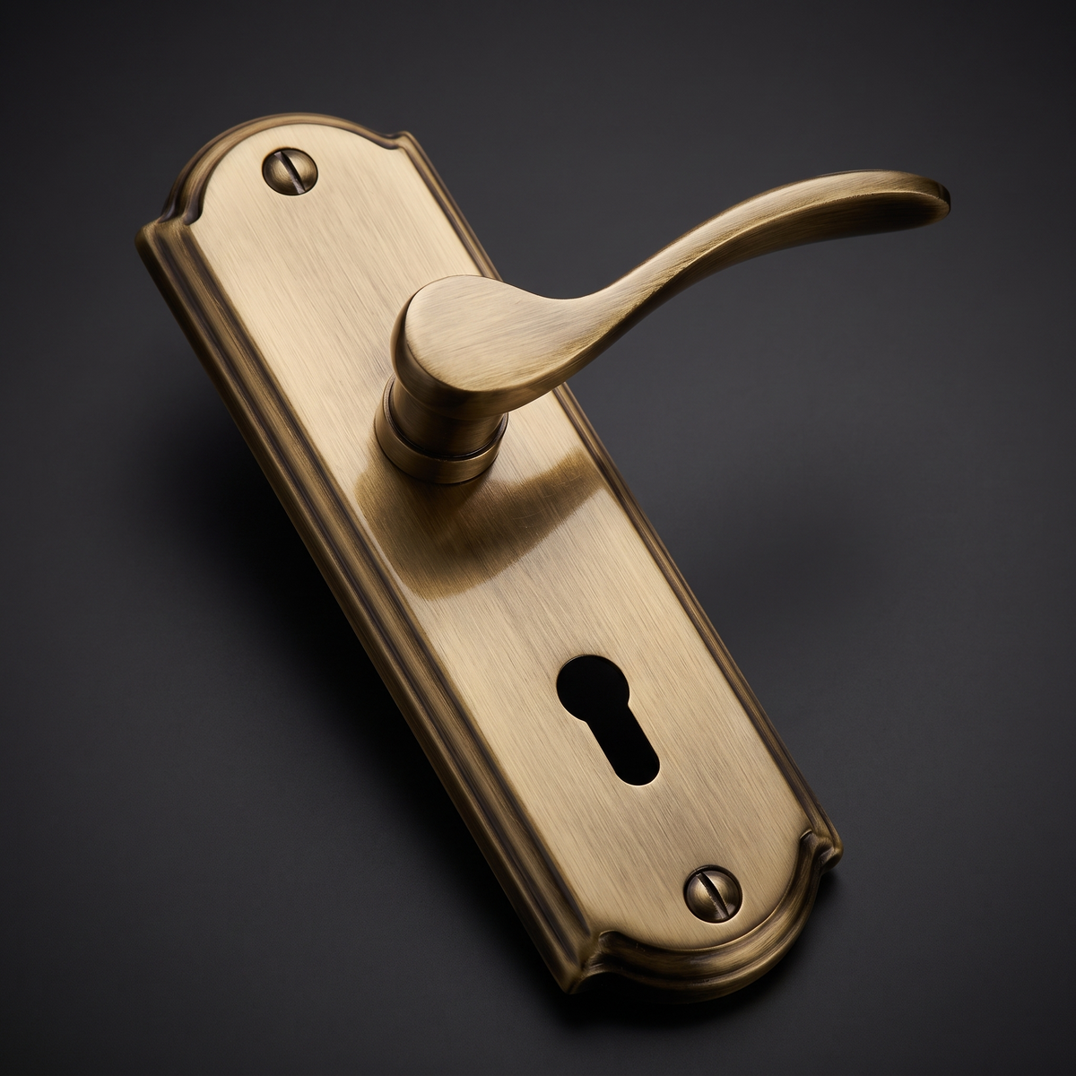 Heritage HOW1300 Antique Brass Howard Lock Handles