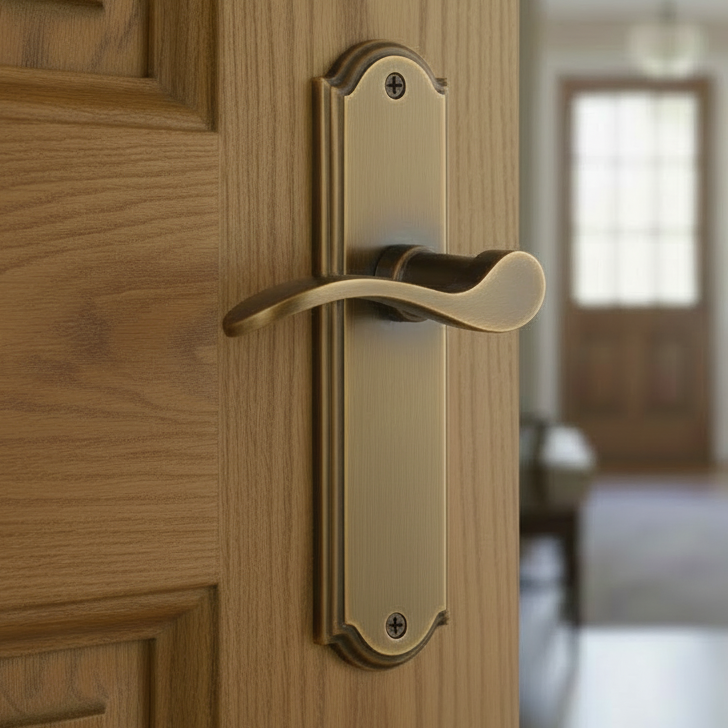 Heritage HOW1310 Antique Brass Howard Latch Handles