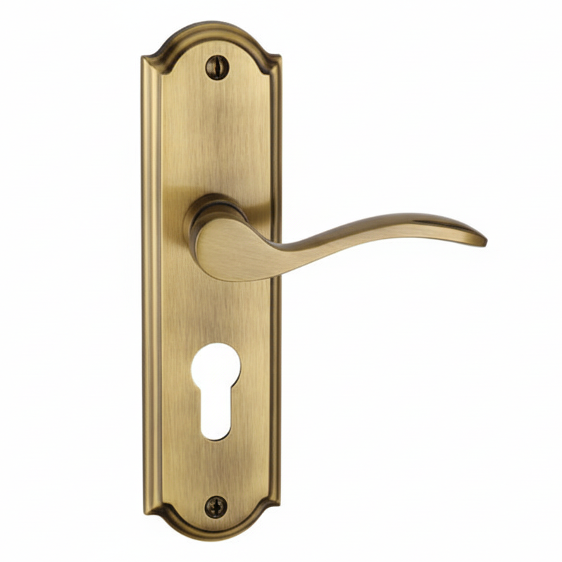 Heritage HOW1348 Antique Brass Howard Euro Handles