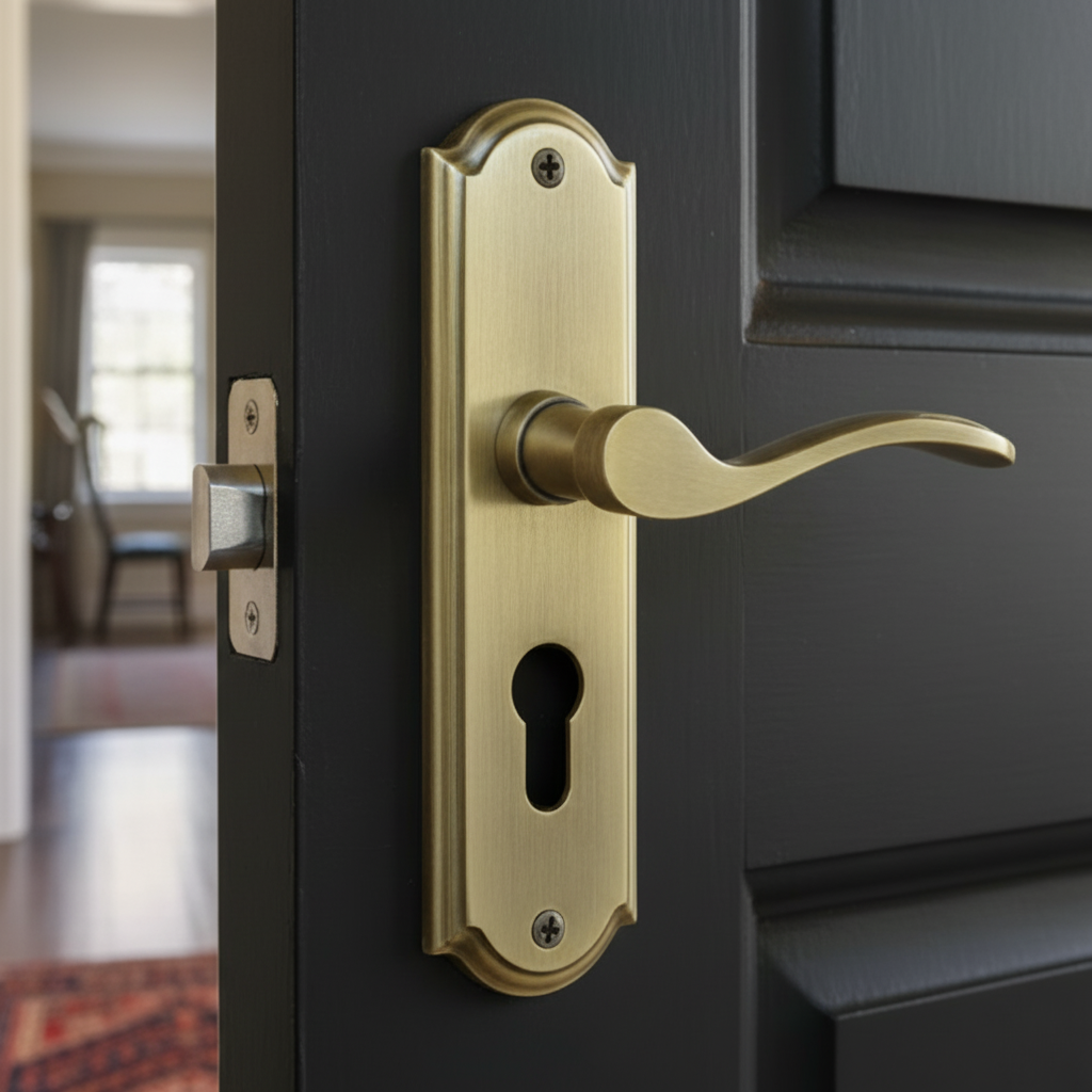 Heritage HOW1348 Antique Brass Howard Euro Handles