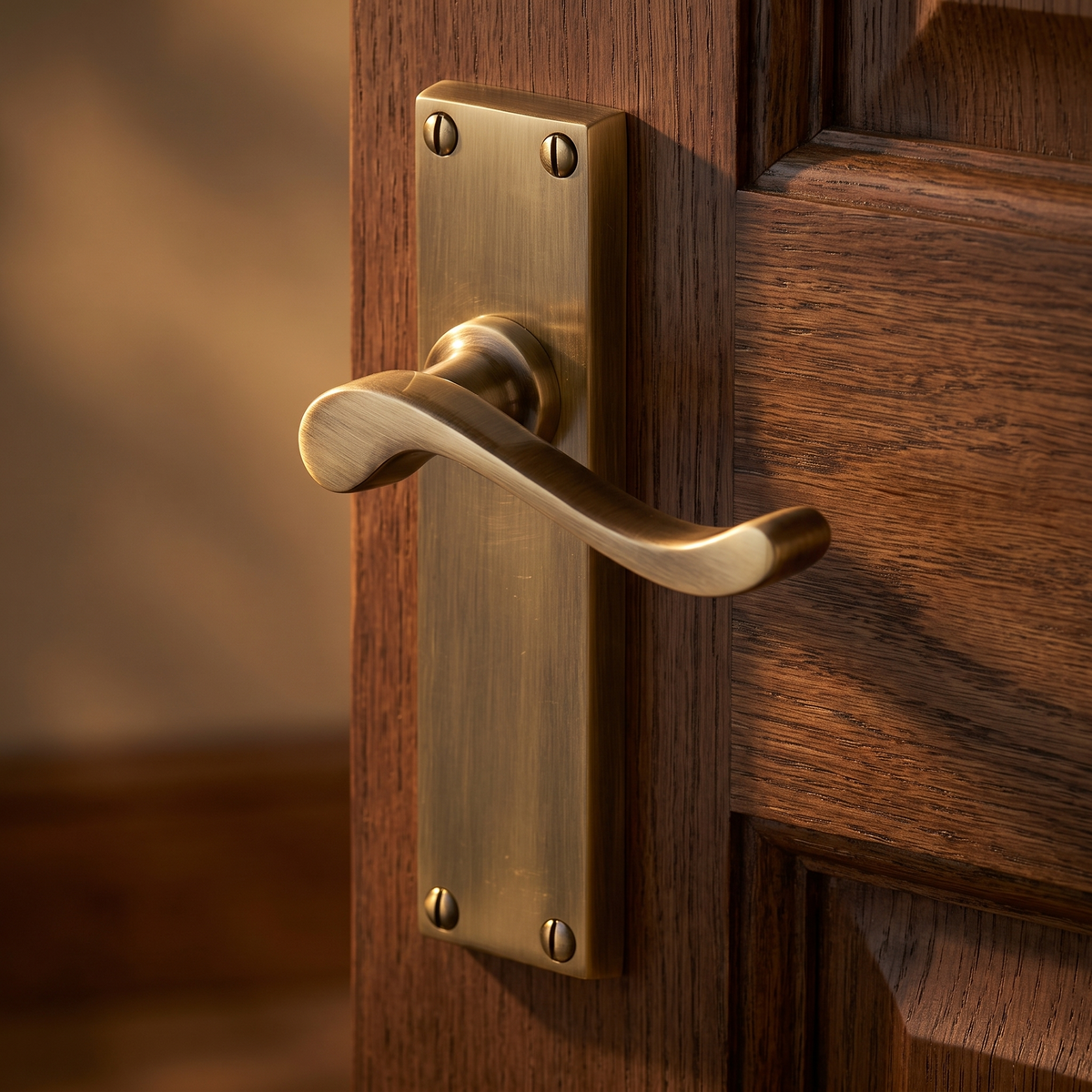 Heritage V803 Antique Brass Bedford Latch Handles