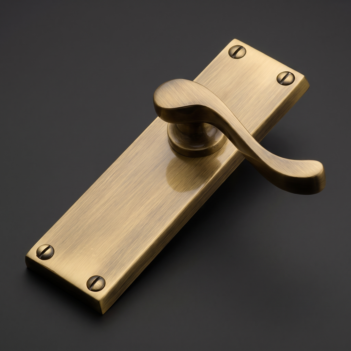 Heritage V803 Antique Brass Bedford Latch Handles