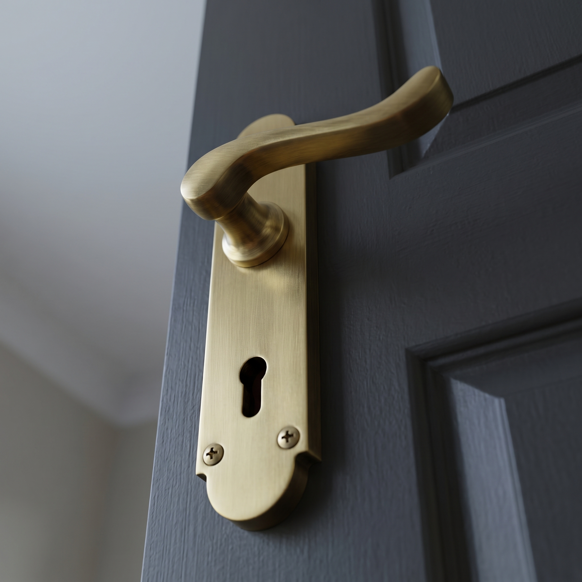 Heritage S600 Antique Brass Savoy Lock Door Handles