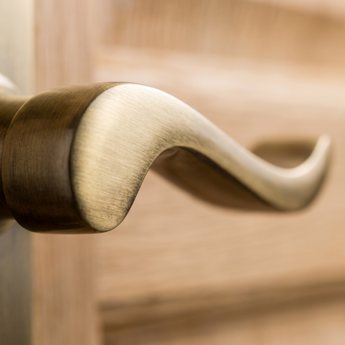 Heritage S600 Antique Brass Savoy Lock Door Handles