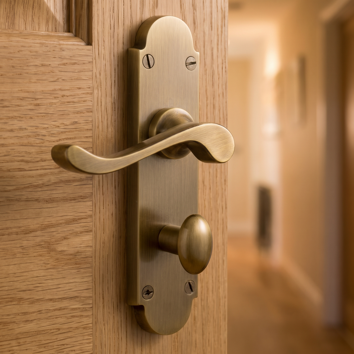 Heritage S620 Antique Brass Savoy Bathroom Door Handles