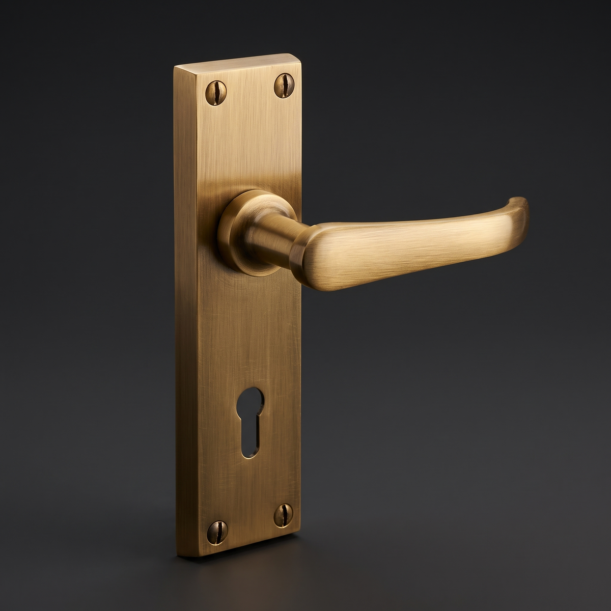 Heritage V700 Antique Brass Windsor Lock Handles
