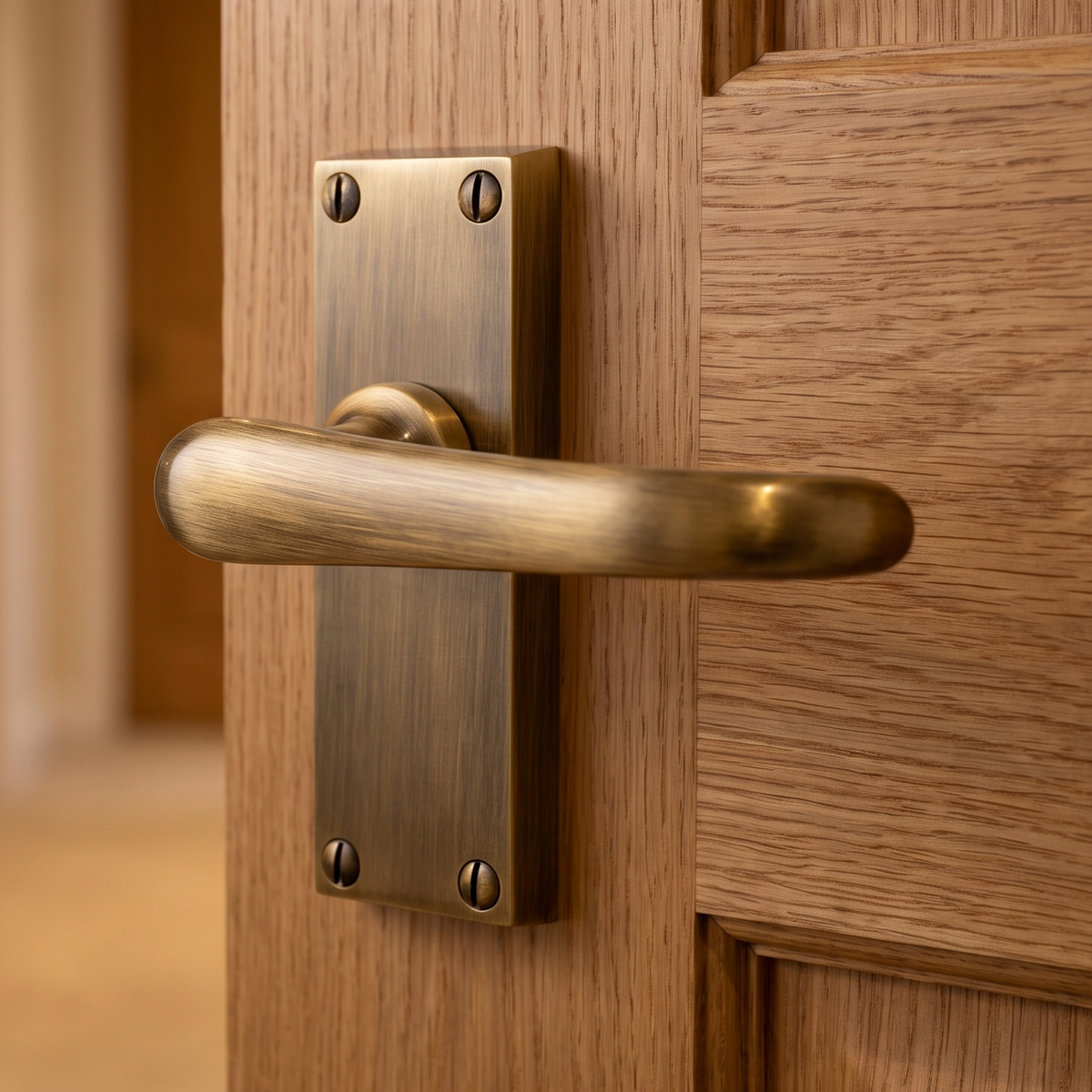 Heritage V710 Antique Brass Windsor Short Latch Handles