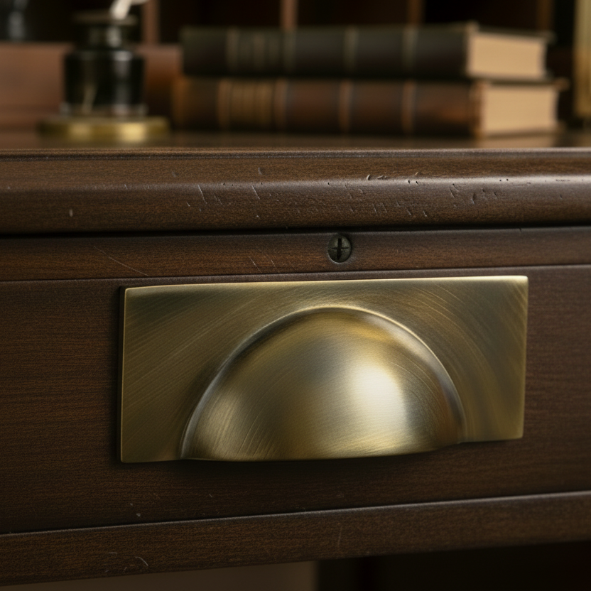 Heritage C2764 Antique Brass Concealed Fix Drawer Pull