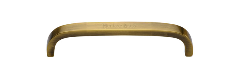 Heritage C1800 Antique Brass D Shaped Cabinet Handle