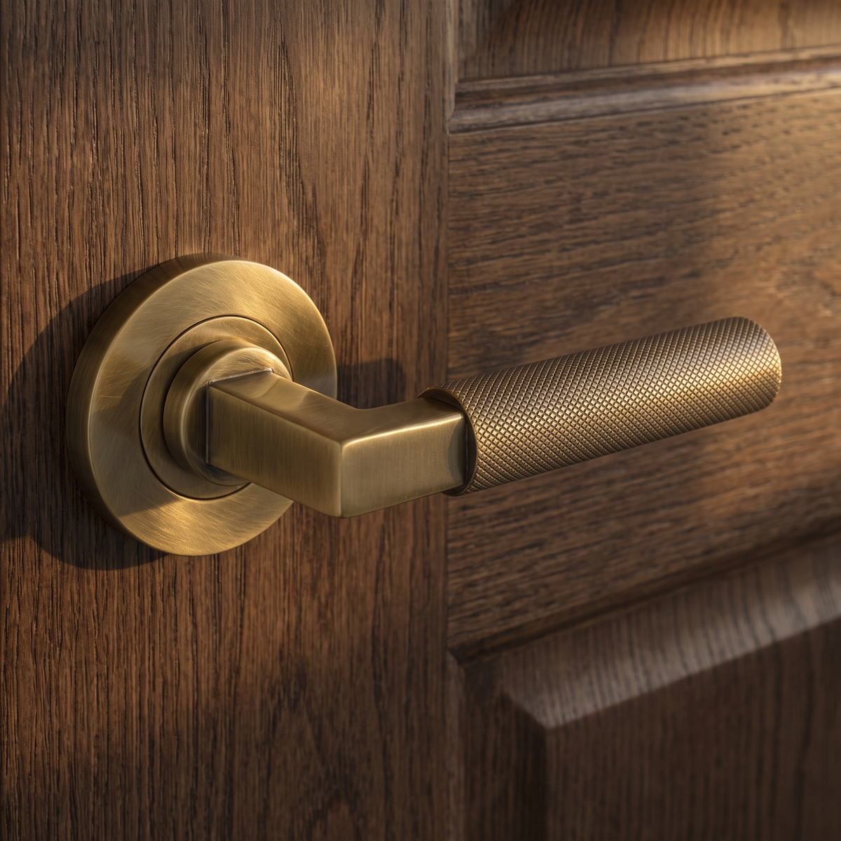 Heritage RS2260-AT Antique Brass Signac Door Handles