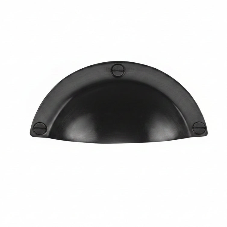 Heritage Matt Black Traditional Drawer Pull C1700