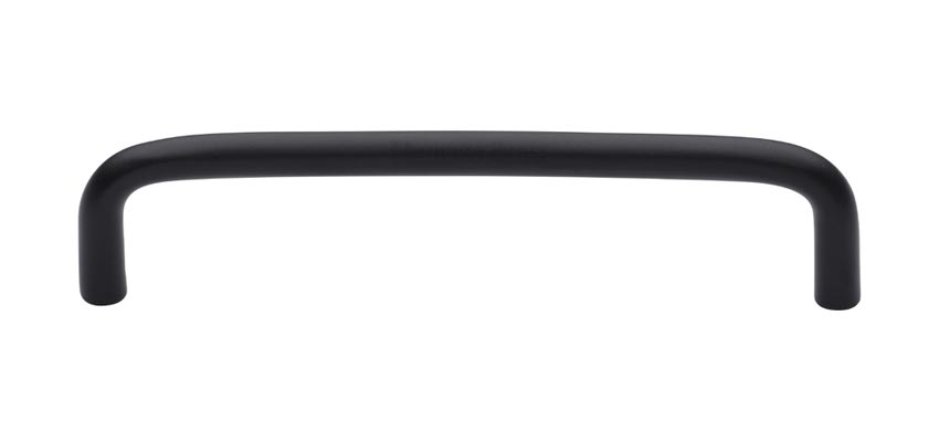 Heritage Matt Black Wire Cabinet Handle C2155