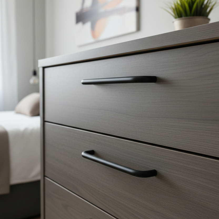 Heritage Matt Black Wire Cabinet Handle C2155