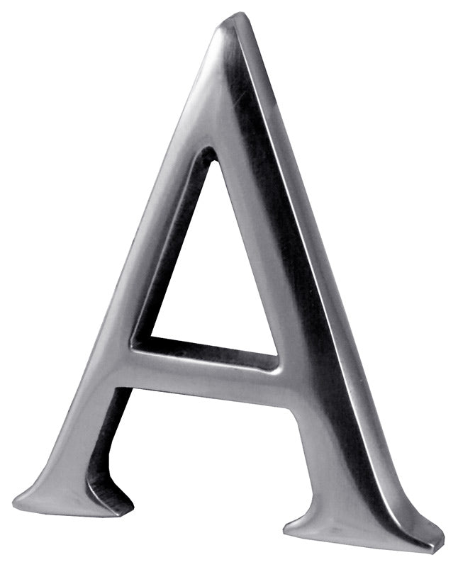 Polished Chrome Concealed Fix Front Door Letters A-Z 51mm C1565