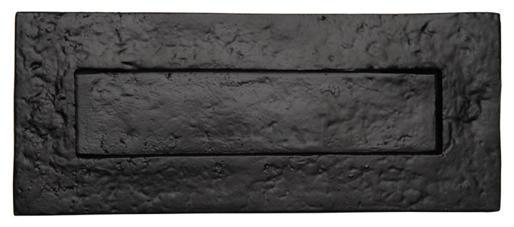Black Antique Iron Tudor Letter Box 13.5x4in (347x96mm)