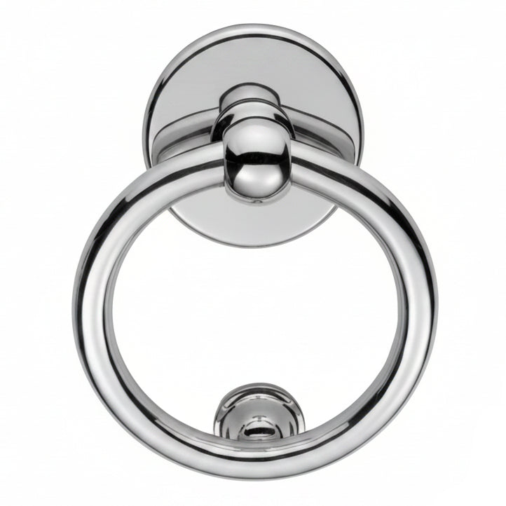 Chrome Ring Door Knocker 134mm
