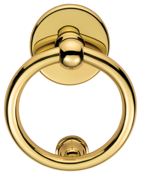 Brass Ring Door Knocker 134mm