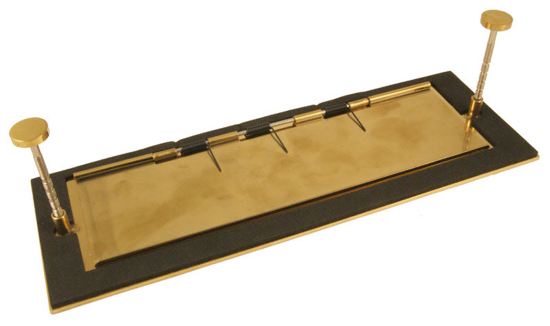 PVD Brass Plated Letter Plate 306x104mm