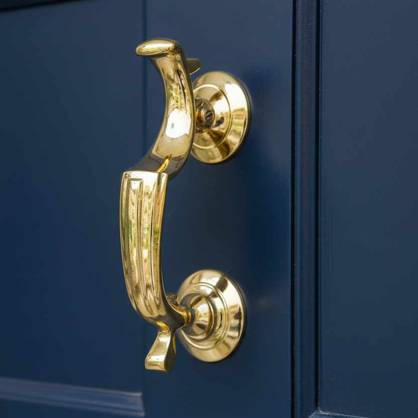 Doctor Knocker PVD Brass 187x32mm