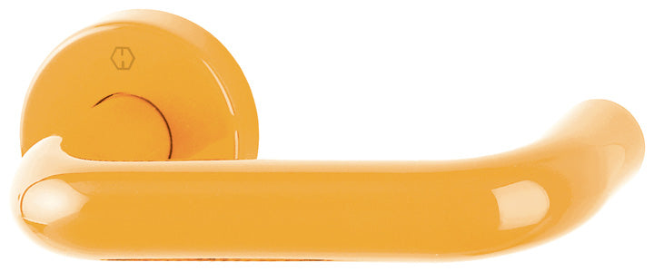 Paris Coloured Nylon Lever on Rose Door Handles