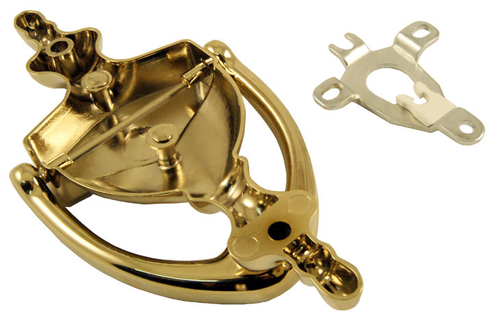 Hoppe Polished Brass Traditional Urn Door Knocker