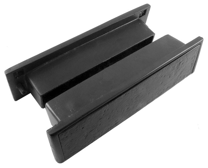 Black Antique Telescopic uPVC Letter plate 270x71mm