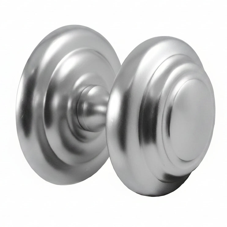 Sloane Satin Chrome Centre Door Knob 102mm