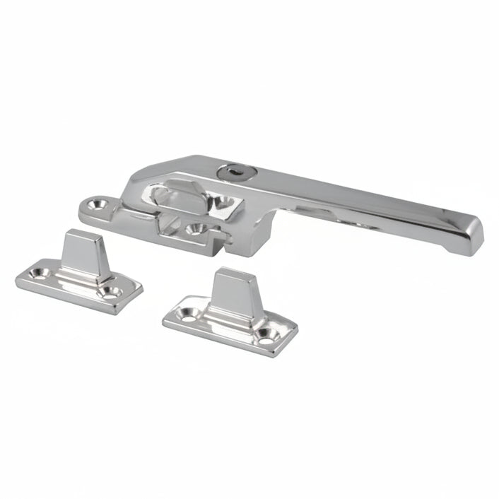 Polished Chrome Locking Window Fastener