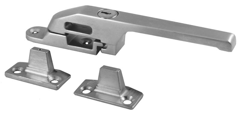 Satin Chrome Locking Window Fastener