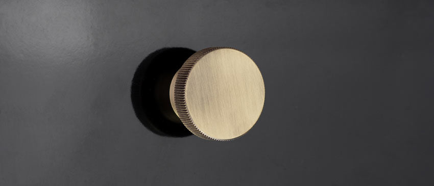 Hoxton Thaxted Line Knurled Cabinet Knob 30mm