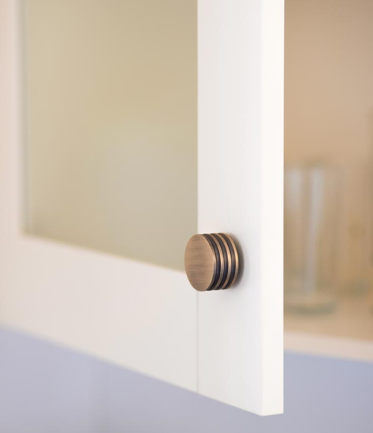 Hoxton Sturt Grooved Cabinet Knob 40mm