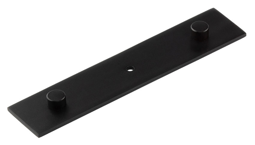 Hoxton Fanshaw Cabinet Knob Plain Back Plate 140x30mm
